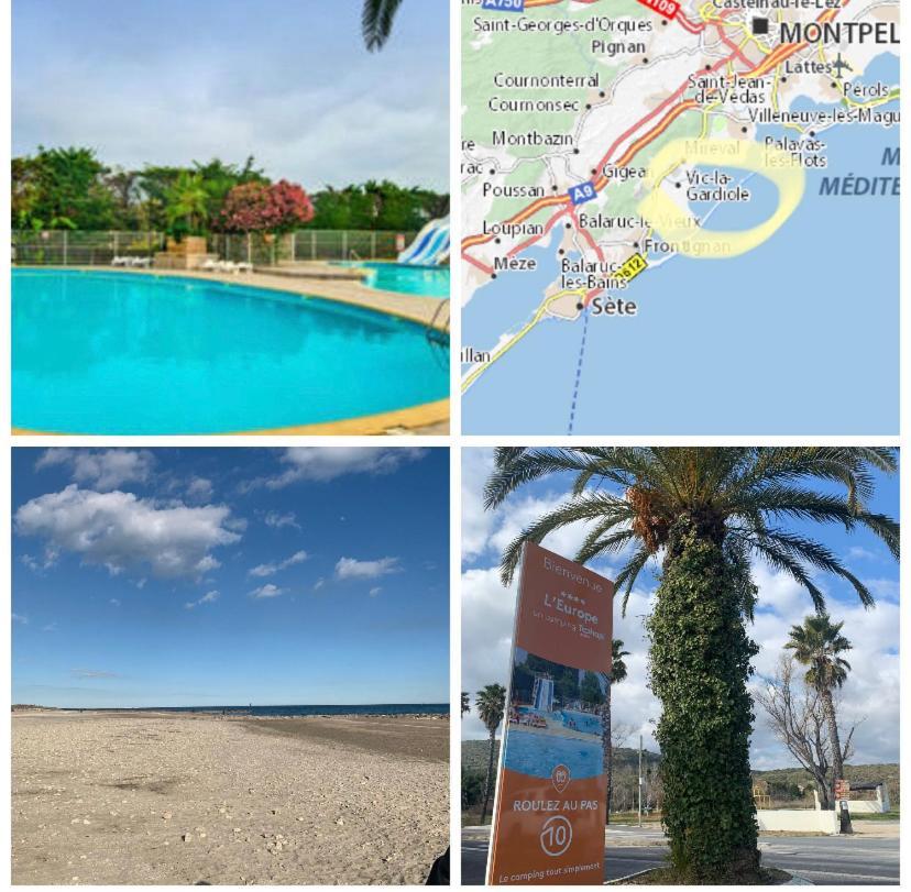 Hotel Camping L'Europe Vic-la-Gardiole Exterior foto